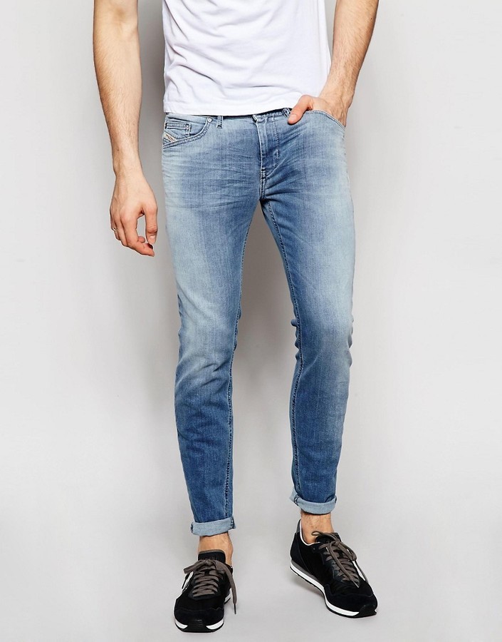 diesel stickker super skinny jeans