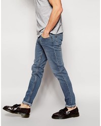 Cheap Monday Jeans Tight Skinny Fit In Dark Clean Wash