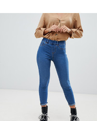 New Look Petite Jegging In Mid Blue