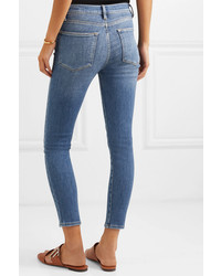 Frame Le High Cropped Skinny Jeans