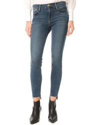 Frame Le High Skinny Raw Stagger Jeans