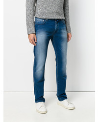 Jacob Cohen Light Wash Fitted Jeans