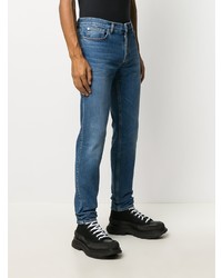 Givenchy Logo Print Straight Leg Jeans