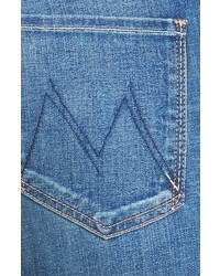 Mother Looker Frayed Ankle Jeans