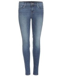 J Brand Low Rise Cropped Skinny Jeans