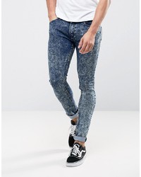Soul Star Marble Skinny Fit Jeans
