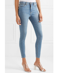L'Agence Margot Cropped High Rise Stretch Skinny Jeans