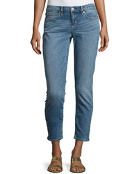 Nicole Miller Mid Rise Skinny Jeans Blue