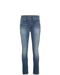 Saint Laurent Mid Rise Skinny Jeans