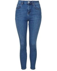 Topshop Moto Cain High Rise Ankle Jeans