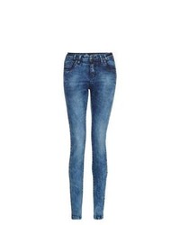 New Look 32in Mid Blue Skinny Jeans