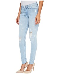Hudson Nico Mid Rise Super Skinny Five Pocket Jeans In Reflector Jeans