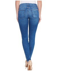 Hudson Nico Mid Rise Super Skinny Five Pocket Jeans In Rumors Jeans