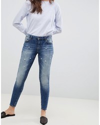 Jdy Pearl Embellished Skinny Jeans