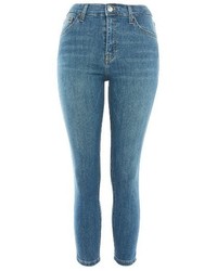 Topshop Petite Jamie High Waist Crop Skinny Jeans