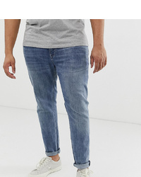 ASOS DESIGN Plus Skinny Jeans In Vintage Mid Wash