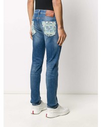 Dolce & Gabbana Printed Pocket Straight Leg Jeans