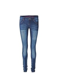 Rainbow Skinny Jeans In Blue Stone Size 18