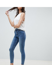 ASOS DESIGN Ridley High Waist Skinny Jeans In Extreme Mid Wash