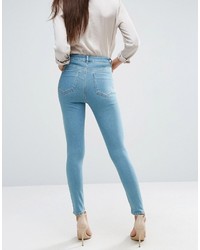 Asos Ridley Skinny Jeans In Opal Wash