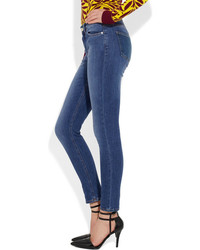 Acne Studios Skin 5 Pocket Mid Rise Skinny Jeans