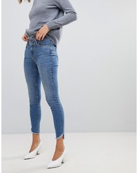 Vero Moda Skinny Jean With Raw Hem