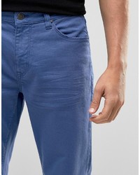 Asos Skinny Jeans In Bright Blue
