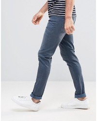 Asos Skinny Jeans In Dark Blue