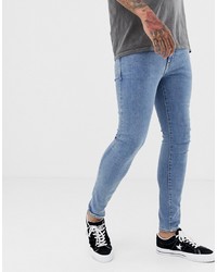 New Look Skinny Jeans In Light Blue Wash