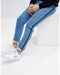 ASOS DESIGN Skinny Jeans In Mid Wash Blue With