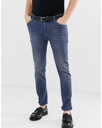 ASOS DESIGN Skinny Jeans In Smokey Blue