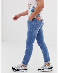 Diesel Sleenker Skinny Jeans In 086ak Wash, $43 | Asos Lookastic