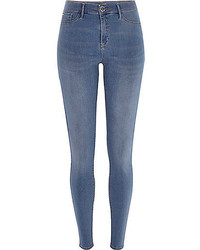 River Island Smoky Mid Wash Molly Jeggings