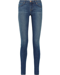 J Brand Stacked Skinny Mid Rise Jeans