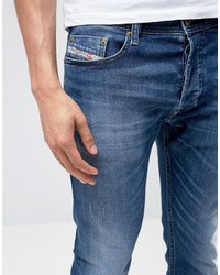 Diesel Tepphar Skinny Jeans 858k Mid Wash