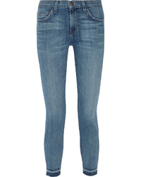 Current/Elliott The Stiletto Mid Rise Skinny Jeans Mid Denim