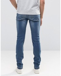 Cheap Monday Tight Skinny Jeans Utopia Opened Hem