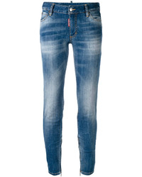 Dsquared2 Twiggy Mid Rise Skinny Jeans
