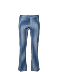 Meme Cropped Stripe Trousers