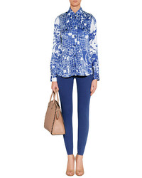 Emilio Pucci French Blue Jersey Pants
