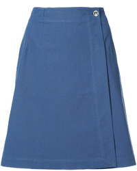 A.P.C. Crossover Buttoned Skirt
