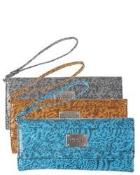 Kenneth Cole Reaction Snake Print Clutch Wallet