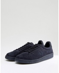 Fred Perry B721 Brushed Cotton Sneakers Navy