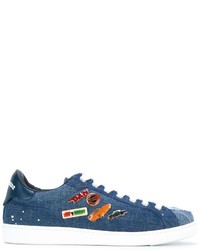 DSQUARED2 Pin Denim Sneakers