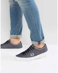 Fred Perry Kendrick Tipped Cuff Chambray Sneakers