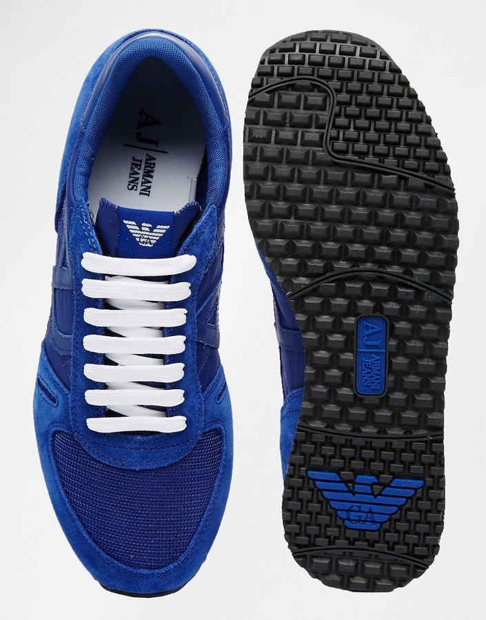 Armani Exchange Sneakers in Blue for Men | Lyst