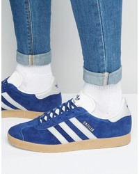 adidas Originals Gazelle Sneakers In Blue Bb5496