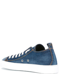 DSQUARED2 Patched Denim Trainers