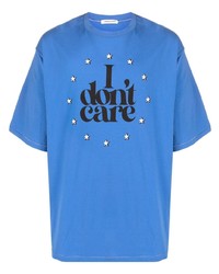 Undercover I Dont Care Print Cotton T Shirt