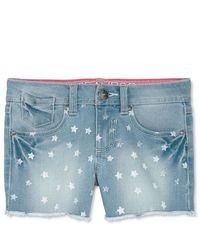 DREAMPOP By Cynthia Rowley Star Print Twill Shorts Girls 7 16